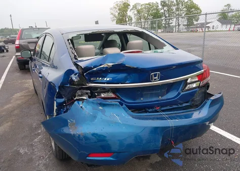 2013 Honda Civic Lx из США, поврежденный, VIN 19XFB2F50DE064295